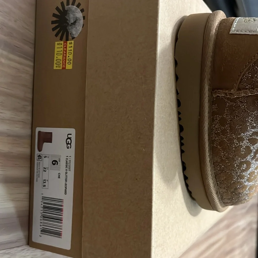 Ugg baby girl T classic 11 Glitter Leopard - Picture 4 of 4